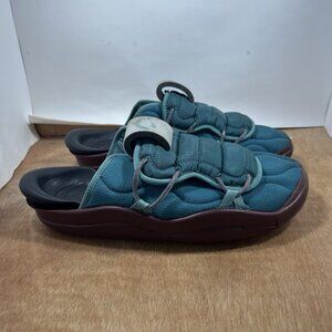 Nike Offline 3.0 Shoes Mens Size 13 Teal Quilted Slip On Slides Mules DJ5226-300
